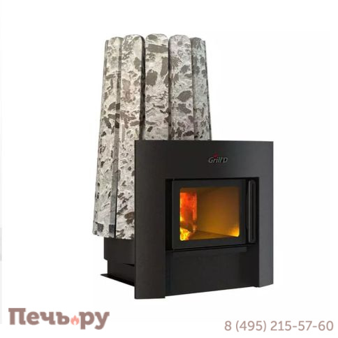Банная печь Grill'D Cometa Vega 180 Window Stone Pro (Серпентинит) фото