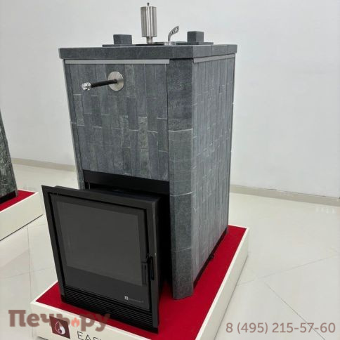 Банная печь Изистим Анапа в наборном полноценном кожухе с закрытым верхом фото 5