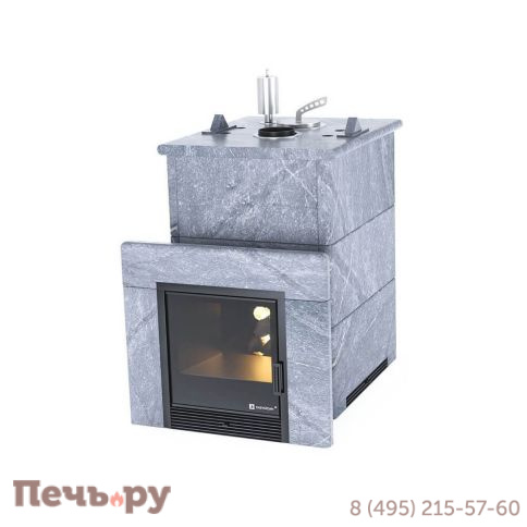 Банная печь ИзиСтим Анапа в полноценном кожухе из талькохлорита фото