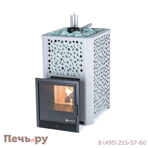 Банная печь ИзиСтим Ялта 25 березовый лист фото