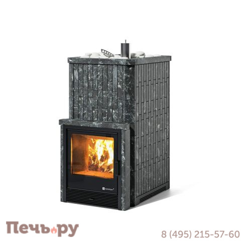 Банная печь ИзиСтим Южная 22 с топкой из парной фото