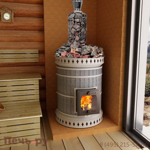 Банная печь КДМ Русская баня в талькохлорите фото 2