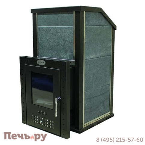 Банная печь Klover RT 20-P в облицовке талькомагнезит фото