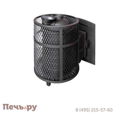 Банная печь Прометалл Атмосфера L с сеткой фото 3