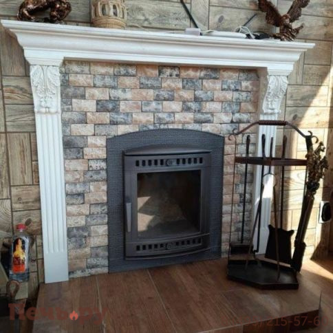 Банная печь Прометалл Атмосфера L с сеткой нержавейкой фото 19