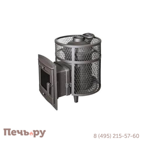 Банная печь Прометалл Атмосфера-М (Мини) с сеткой фото 2