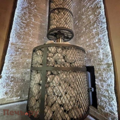Банная печь Прометалл Атмосфера-М (Мини) с сеткой фото 20
