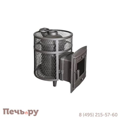 Банная печь Прометалл Атмосфера-М (Мини) с сеткой фото 3