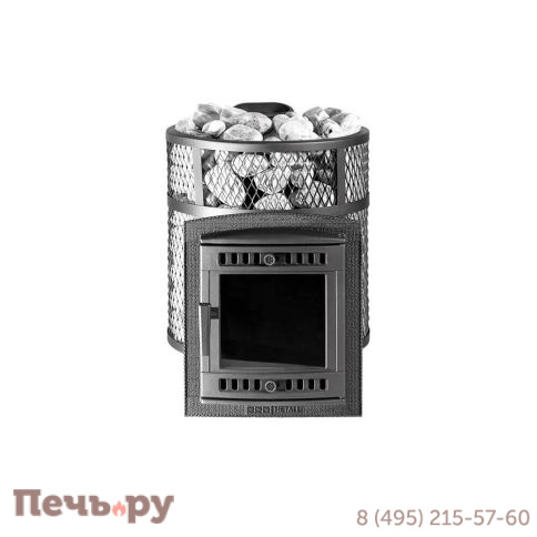 Банная печь Прометалл Атмосфера-М (Мини) с сеткой фото 4