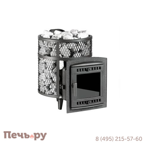 Банная печь Прометалл Атмосфера-М (Мини) с сеткой фото 6