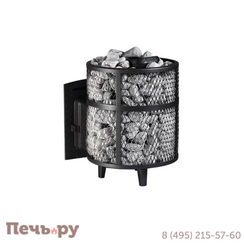 Банная печь Прометалл Атмосфера М (Мини) с сеткой нержавейкой фото 10