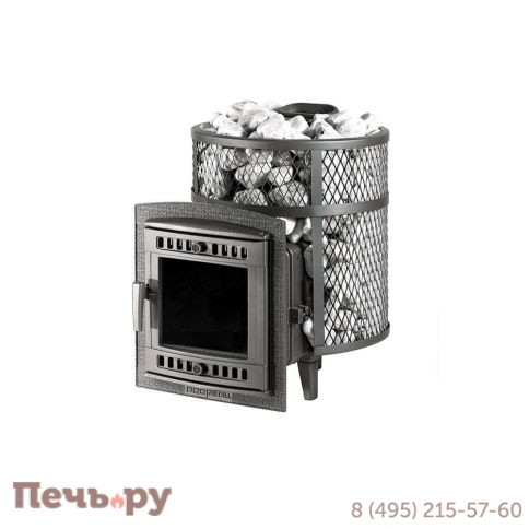 Банная печь Прометалл Атмосфера-М (Мини) с сеткой фото