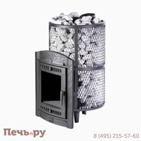 Банная печь Прометалл Атмосфера XL КТТ с сеткой нержавейкой фото
