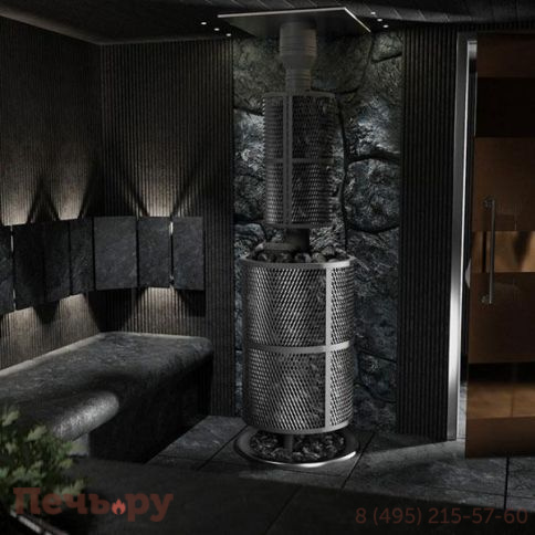 Банная печь Прометалл Атмосфера XL (Про) с сеткой нержавейкой фото 2