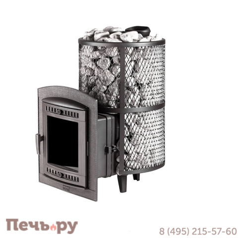 Банная печь Прометалл Атмосфера XL (Про) с сеткой нержавейкой фото 35