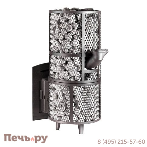 Банная печь Прометалл Атмосфера XXL с сеткой из нержавеющей стали фото 3