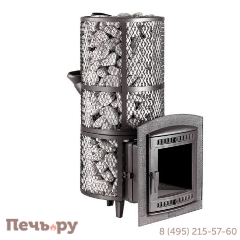 Банная печь Прометалл Атмосфера XXL с сеткой из нержавеющей стали фото 4
