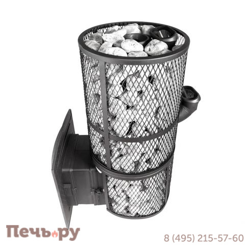 Банная печь Прометалл Атмосфера XXL с сеткой из нержавеющей стали фото 5
