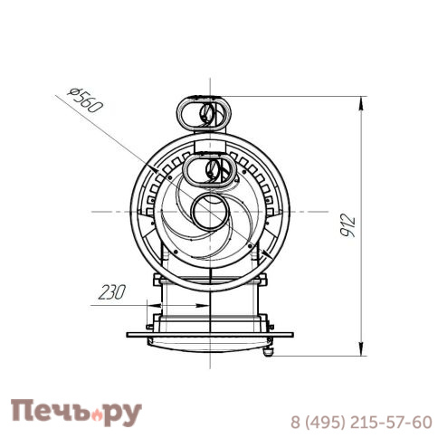 Банная печь Прометалл Атмосфера XXL с сеткой из нержавеющей стали фото 8
