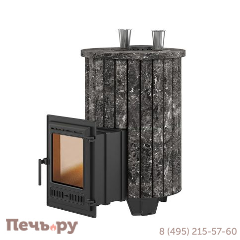Банная печь Эверест Steam Master 38 Чугун Ламель Пироксенит S-20 (2023) фото