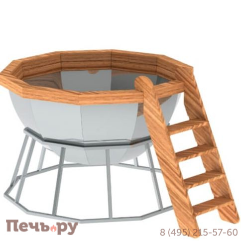Банный чан Сибирский завод 10 граней на подставке фото