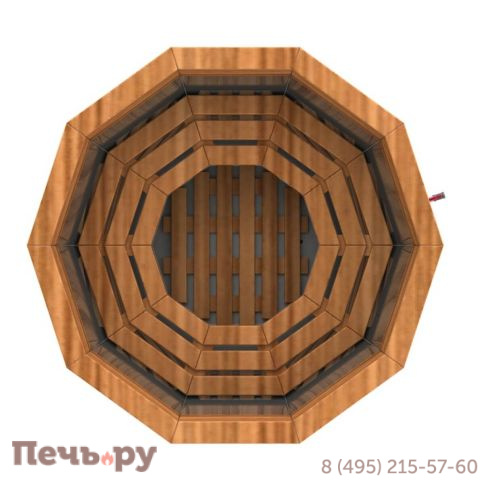 Банный чан Сибирский завод 10 граней с обшивкой фото 2
