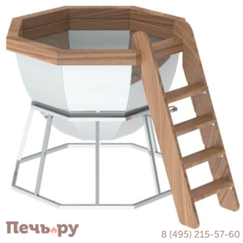 Банный чан Сибирский завод 8 граней на подставке фото