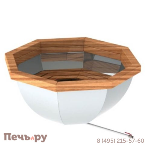 Банный чан Сибирский завод 8 граней с обшивкой фото