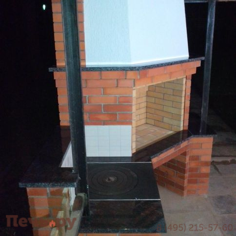 Барбекю угловой комплекс из кирпича, арт. 246574 фото 2