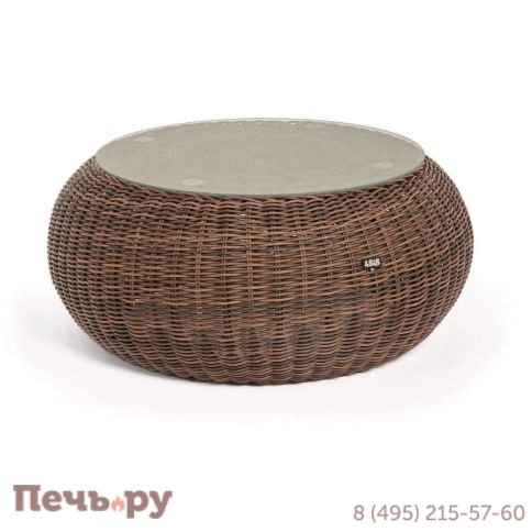 Барселона 4SiS журнальный столик из искусственного ротанга, цвет коричневый фото