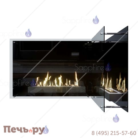 Биокамин SappFire Wall Street U Full Glass фото 2