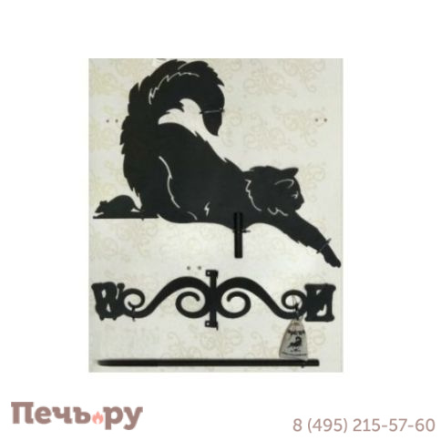 Большой флюгер Duckanddog 002 Кот фото