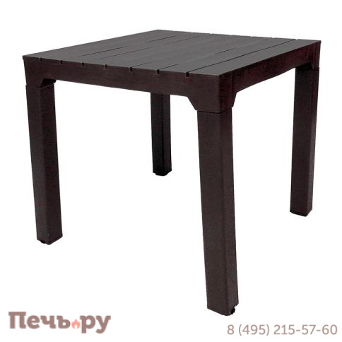  Стол Gardeck Boston b:rattan  Quatro 780*780, венге фото