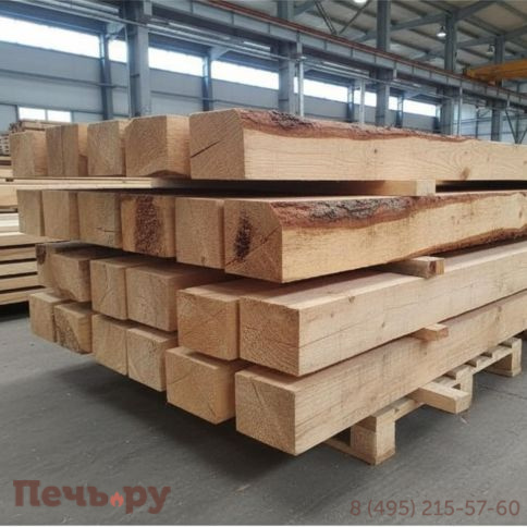 Брус необрезной хвоя 2 сорт 100х150х6000 мм (за шт.) фото