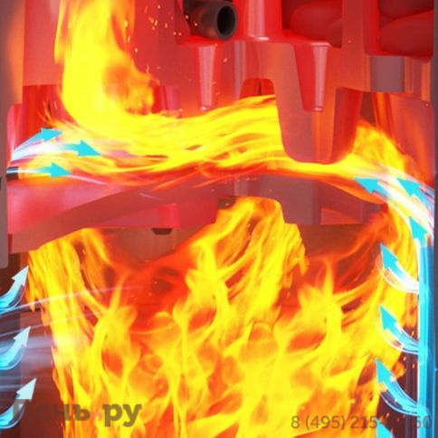 Чугунная банная печь GFS Авангард ЗК 25 (П2) Ураган в сетке Тюльпан фото 5