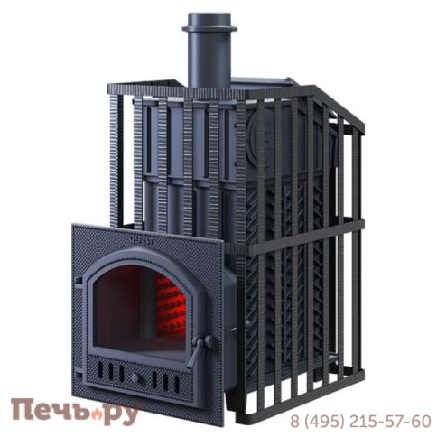 Чугунная банная печь GFS Ураган 18 (П2) ЗК фото