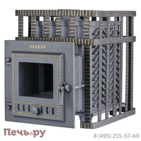 Чугунная банная печь GFS  в сетке 15М фото