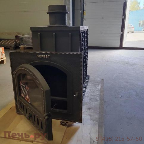 Чугунная банная печь GFS  в сетке 35М (ПБ-02 МС) фото 9