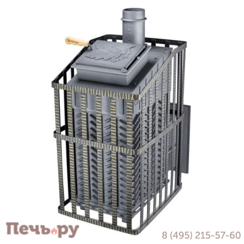 Чугунная банная печь GFS ЗК 18 (П) в сетке изображение 2 Чугунная банная печь GFS ЗК 18 (П) в сетке фото 2