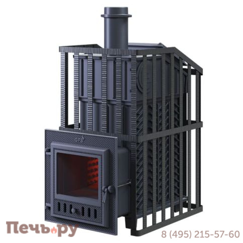 Чугунная банная печь GFS ЗК Ураган 25 (М) фото