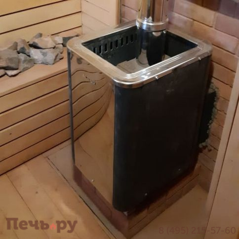 Чугунная печь Везувий Сенсация 22 антрацит (224) фото 2