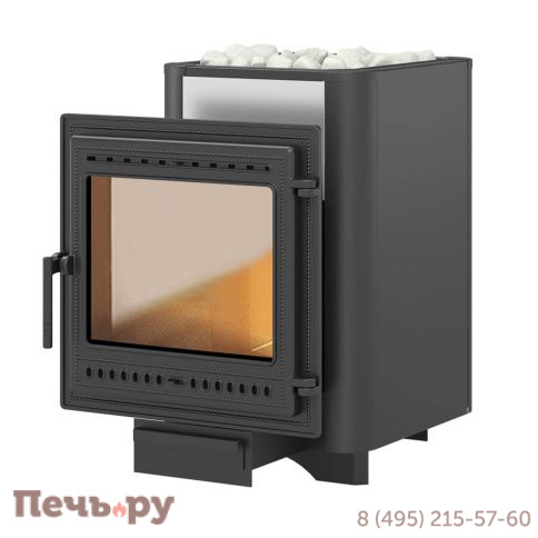 Чугунная печь Везувий Сенсация 22 Антрацит (505) фото