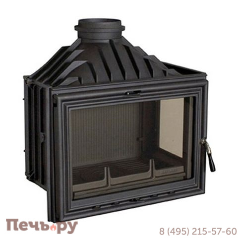 Чугунная топка Hergom H03/70 боковое стекло слева фото