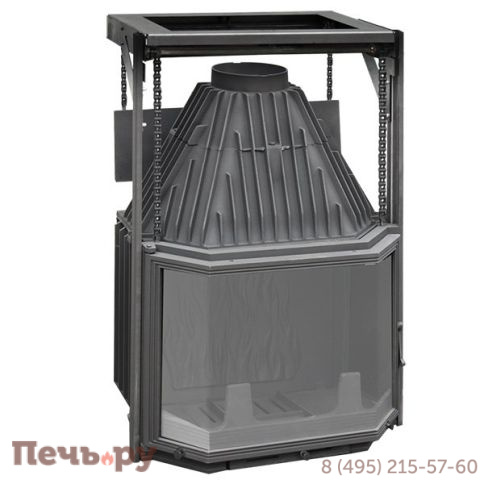 Каминная чугунная топка Мета Призма 700 П фото