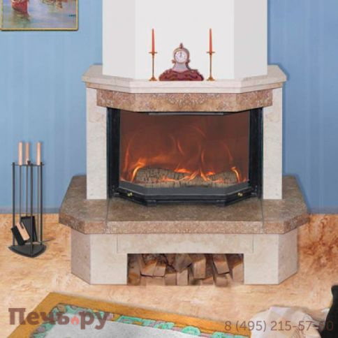 Каминная чугунная топка Мета Призма 850 П фото 2