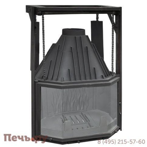 Каминная чугунная топка Мета Призма 850 П фото