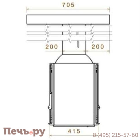 Чугунный камин Liseo Castiron LCI 5 GF Sky фото 4