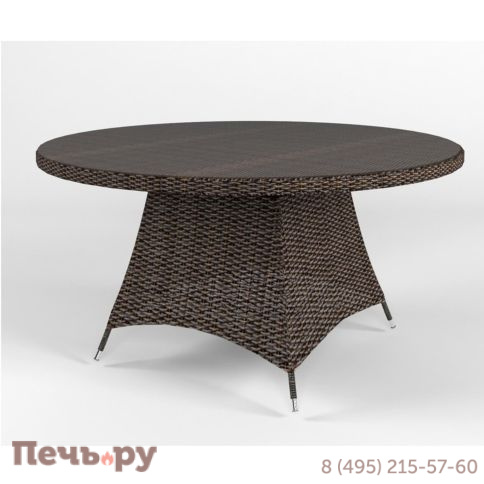 Cтол обеденный круглый Rotang Lux Малага D130 фото