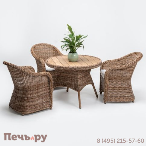 Cтол плетеный обеденный RosaDesign Charlie фото 2