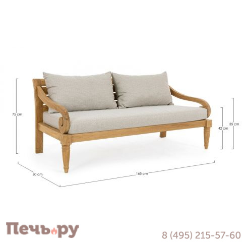 Диван деревянный с подушками Garden Relax Karuba фото 11